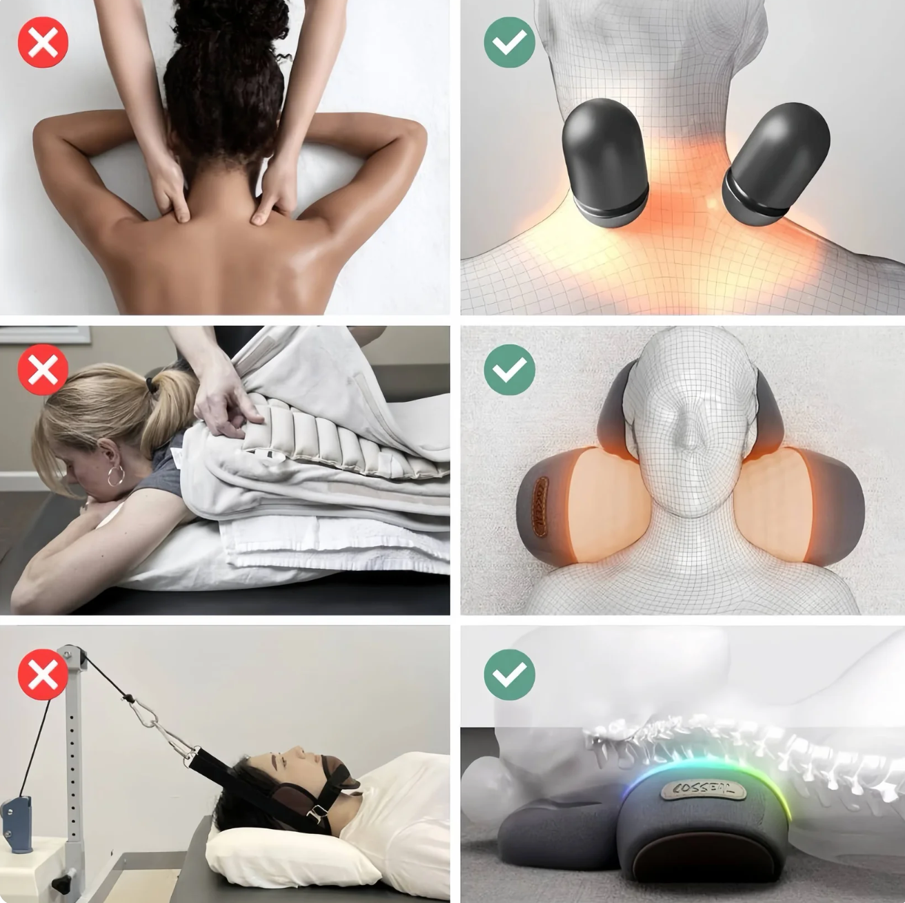 Elyzon® 3 in 1 Neck Massage Pillow