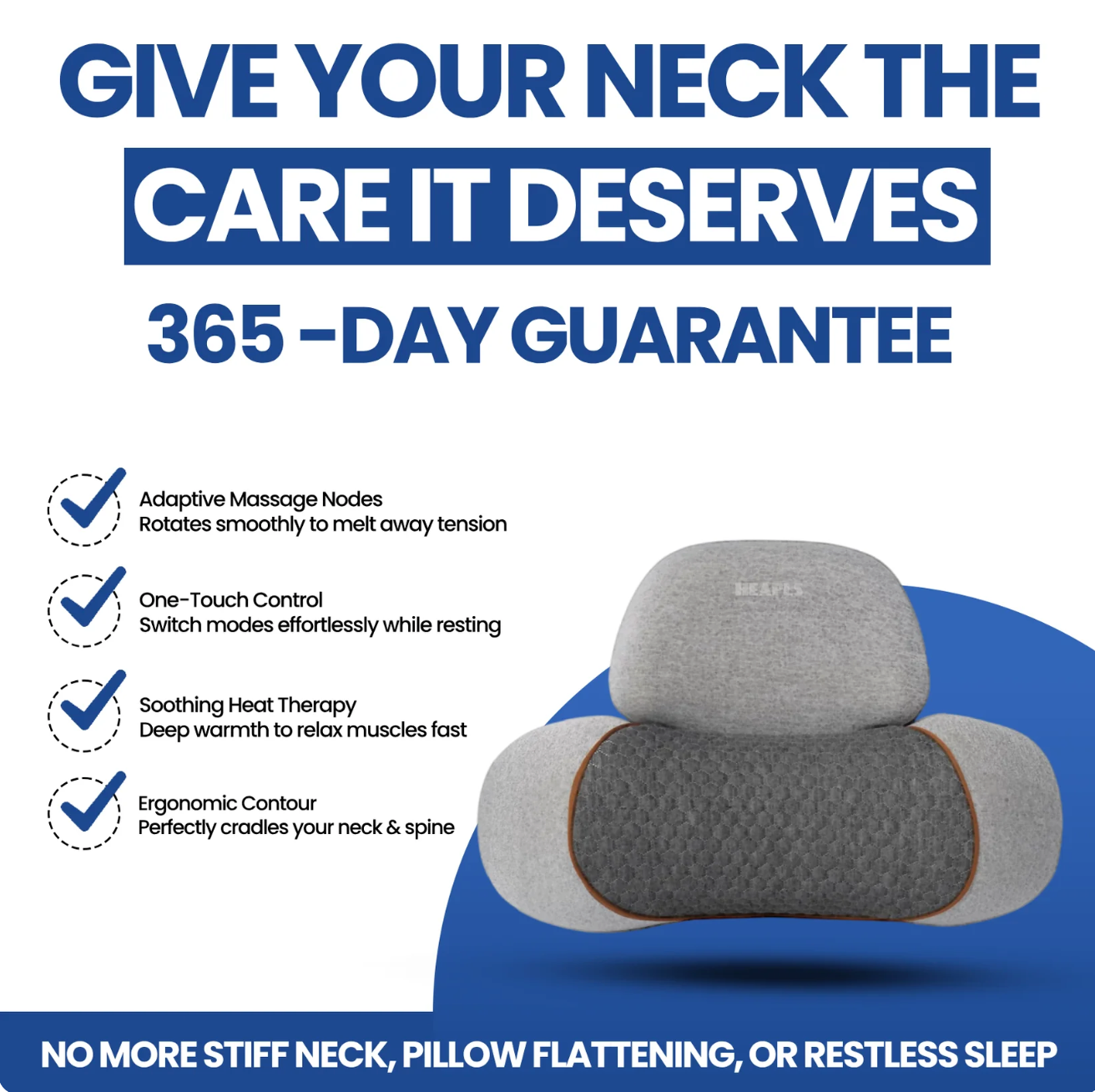 Elyzon® 3 in 1 Neck Massage Pillow